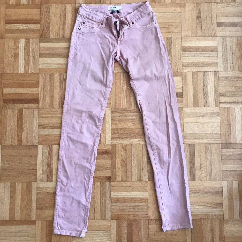 Garage Pink Mid-Rise Stretch Jegging - Size Unknown (Size 24 / XS?)
